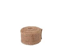 2/6M Natural Burlap Fabric Jute Craft Ribbon Hessian Lace for Wrapping Projects Wedding Home Decor 3/5/7.5/10/15cm for Art,Craft(Width-3cm,6M-(3roll))