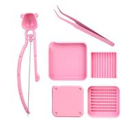 2.6mm Fuse Bead Single Needle Tweezer & Aligner Tray Kit - The Ultimate Set for Efficient Ironing Bead Sorting, Alignment, and Easy Pick-Up