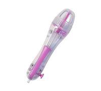 2.6mm Fuses Bead Pen with High-Capacity Transparent Dispenser, One-Button Operation, Ergonomic Anti-Slip Grip, Smooth Time-Saving Bead Outlet, Perfect for Parent-Child DIY and Kids’ Craft (Light Pink)