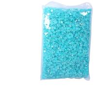 2-6mm Jelly AB Resin Non Hot Fix Rhinestones Flat Back Plastic Crystals Strass Glitters Big Package Stones(Aquamarine AB,SS20(5mm)3000pcs)