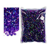 2-6mm Jelly AB Resin Non Hot Fix Rhinestones Flat Back Plastic Crystals Strass Glitters Big Package Stones(Tm- Amethyst AB,SS30(6mm)1000pcs)