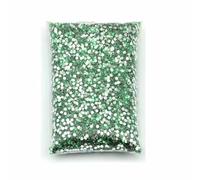 2-6mm Resin Non Heat Setting Rhinestone Round DIY Resin Flat Bottom Crystal Diamond Nail Art Decoration Crafts-Grass green18-4.0mm SS16-5000pcs