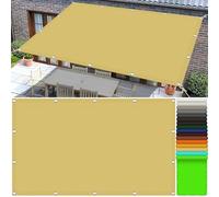 2.6x3.4m Rectangular Shade Sail - UV-Resistant Waterproof Canopy for Patio Balcony Garden Outdoor - Easy Install Grommeted Weatherproof Protection