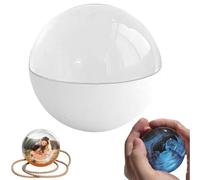 2.7" Crystal Ball Digital Display, 3D Ultrasound Crystal Ball Digital Photo Album-DIY Video Display Sphere, Uploadable Videos & Photos,with Digital & Heartbeat Display