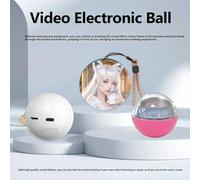 2.7" Crystal Ball Digital Display,Crystal Ball Video Player,Personalized Digital Memory Display-Uploadable Videos & Photos,with Digital & Heartbeat Display,Great for Couples,Pets, Memories (white)