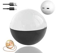 2.7" Crystal Ball Digital Display,Crystal Ball Video Player,Personalized Digital Memory Display-Uploadable Videos & Photos,with Digital & Heartbeat Display,Great for Couples,Pets, Memories(Black)