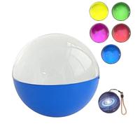 2.7 Crystal Ball Digital Photo Album,Video Sphere,3D Crystal Ball with Electronic Display,Custom Light-Up Sphere,Five Colors to Choose From,for Commemorating Weddings,Birthdays,and Import(Color:Blue)