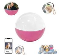 2.7" Crystal Ball Video Player, Memory Orb, 2025 New Personalized Digital Memory Display, Uploadable Videos & Photos, DIY Gift for Anniversary, Birthday, Mobile APP Version (Pink APP version)