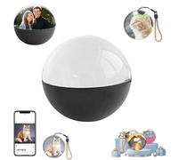 2.7" Crystal Ball Video Player, Memory Orb, 2025 New Personalized Digital Memory Display, Uploadable Videos & Photos, DIY Gift for Anniversary, Birthday, Mobile APP Version (Black APP version)