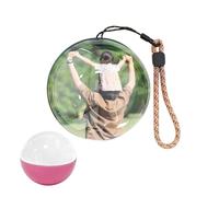 2.7" Custom Crystal Ball Video Player,Memory Sphere Ornament, Memory Orb Custom Video Sphere, Personalized Uploadable Videos & Photos, USB Rechargeable Crystal Ball Video Player(Pink)