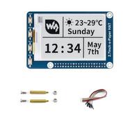 2.7 inch E-Ink Display HAT for Raspberry Pi 4B/3B+/3B/2B/Zero/Zero W/Zero WH and Jetson Nano 264 x 176 Pixels Black White Two-Colour 3.3 V/5 V E-Paper Screen LCD SPI Interface Support Partial Refresh