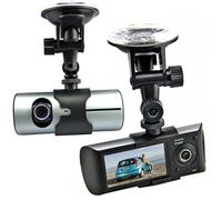 2.7" LCD Dual Lens Camera Car DVR Dash Board Car Blackbox Vehicle Video Recorder X3000 + GPS Logger + G-sensor