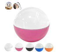 2.7" Personalized Crystal Ball 3d Ultrasound Digital Display, Crystal Photo Ball Memory Sphere - Upload Diy Video & Pictures, Custom Light-up Sphere Gifts for Anniversary, Birthday, Wedding (Pink)