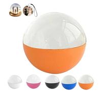 2.7" Personalized Crystal Ball 3d Ultrasound Digital Display, Crystal Photo Ball Memory Sphere - Upload Diy Video & Pictures, Custom Light-up Sphere Gifts for Anniversary, Birthday, Wedding (Orange)