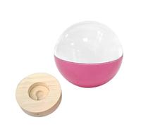 2.7" Personalized Crystal Ball Digital Display Photo Album, 3d Ultrasound Memory Sphere Phopo & Video Lamp Balls With Wooden Base,Wifi Connection, App Control, for Couples,pets Anniversary (Pink)