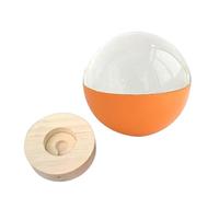 2.7" Personalized Crystal Ball Digital Display Photo Album, 3d Ultrasound Memory Sphere Phopo & Video Lamp Balls With Wooden Base,Wifi Connection, App Control, for Couples,pets Anniversary (Orange)