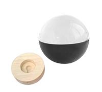 2.7" Personalized Crystal Ball Digital Display Photo Album, 3d Ultrasound Memory Sphere Phopo & Video Lamp Balls With Wooden Base,Wifi Connection, App Control, for Couples,pets Anniversary (Black)