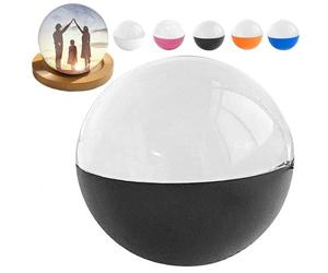 2.7" Personalized Crystal Ball with Digital Display - Upload Videos & Photos, Light-Up Memory Sphere with Electronic Screen,Custom Gift for Anniversary,Birthday,Wedding,Pet Memorial,Christmas
