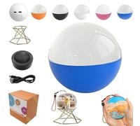 2.7"WiFi 2026 New Upgraded Crystal Ball-3D Video & Photo Memory Sphere,Crystal Ball DIY Video Player,Uploadable Videos & Photos,Gift for Couples,Pets,Anniversary, Birthday, Christmas (Blue)