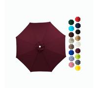 2.70m/9FT Market Umbrella Canopy ReplacementUV30+ Waterproof Top Cover for 6/8 Ribs Patio Parasol WeatherResistant Outdoor Canopy