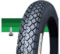 2.75-18 Tubeless Tire 6PR 48P Puncture Resistant All-Terrain Motorcycle Tire, Front Rear Compatible High Grip Wet Road Performance