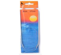 2.75mm Circular Knitting Needles Pony Classic Fixed Cables- 40cm, 60cm, 80cm, 100cm (80cm Cable)