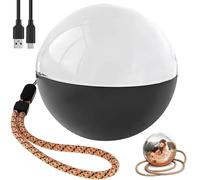 2.76" Crystal Ball Orb Video Player, Memory Orb Sphere Ball, 3D Dream Sphere Pixel Orb, A Wi-Fi Digital Bauble to Share Videos & Photos with Sound for Christmas, Birthdays & Anniversaries (Black)