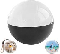 2.76" Crystal Ball Video Player, 3D Memory Orb Ball Digital Display Memory Sphere Lamp with Sound, Uploadable Videos & Photos, Personalized Gift for Birthday Anniversary Xmas (Black)