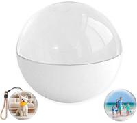 2.76" Crystal Ball Video Player, 3D Memory Orb Ball Digital Display Memory Sphere Lamp with Sound, Uploadable Videos & Photos, Personalized Gift for Birthday Anniversary Xmas (White)