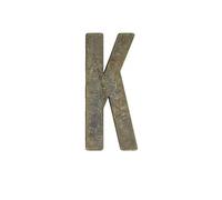 2.76 Inch Bronze Metal Magnetic Letters, Small House Numbers for Outside, Modern Address Signs for Houses, for Mailboxes Door Sign House Apartments Office Room Personalized Recognizable(Letter K)
