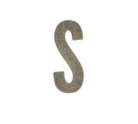 2.76 Inch Bronze Metal Magnetic Letters, Small House Numbers for Outside, Modern Address Signs for Houses, for Mailboxes Door Sign House Apartments Office Room Personalized Recognizable(Letter S)
