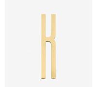 2.76 Inch House Numbers Modern Metal Brass Door Number Golden Mailbox Address Sign Exterior Decorative, for Apartment Cafe Wall Decor Hotel Room Office Plaque Garden Yard Street(K)
