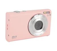 2.7K 48MP HD Digital Camera, Home Student Adult Girl's Camera, Portable Card Machine CCD Retro Camera, 2.8in IPS Display Autofocus Vlogging Camera. (Pin)
