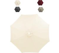 2.7m/3m replacement umbrella cover, 6 ribs | 8 ribs replacement umbrella cover, with ventilation holes on the top, suitable for terraces and sun protection,A01,2.5M/8