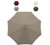 2.7m/3m replacement umbrella cover, 6 ribs | 8 ribs replacement umbrella cover, with ventilation holes on the top, suitable for terraces and sun protection,A04,2.5M/8