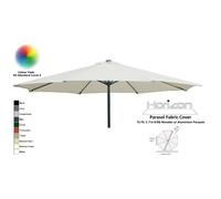 (2.7m 8arm 180g, Natural Cream) Replacement Fabric Garden Parasol Canopy Cover