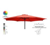 (2.7m 8arm 180g, Terracotta) Replacement Fabric Garden Parasol Canopy Cover
