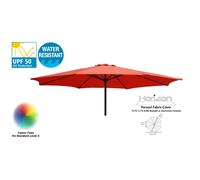 (2.7m 8arm 210g, Terracotta) Replacement Fabric Garden Parasol Canopy Cover