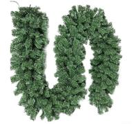 2.7m Artificial Christmas Garland PVC Pine Wreath Festive Decoration For Tree Stairs Fireplace And Retail Display Holiday Ornament Green(2.7M 300Heads)