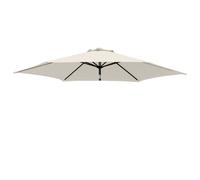 (2.7m, Cream) Greenbay 3x2m 2.5m 2.7m 3m Replacement Parasol Garden Patio Umbrella Fabric Canopy