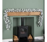 2.7m Imperial Snowy Christmas Garland with 180 Tips