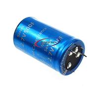 2.7V 500F Farad Capacitor Ultracapacitor 500 Capacitance Vehicle Rectifier Low ESR Super Capacitor High Frequency for Car (2.7V 500F-4 Feet)