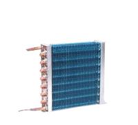 2 * 8 * 205MM Evaporator Freezer Refrigerator Freezer Refrigerated Display Cabinet Freezer Copper Tube Fin Air-cooled Condenser