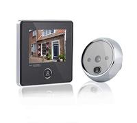 2.8in Digital Door Peephole Viewer with Night Vision - Smart 90° Wide Angle Camera for Home Security and Easy Operation