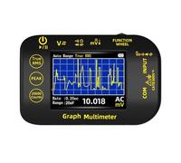 2.8in Screen Digital Multimeter Real Time Waveform 20000 Count Multitester for Temperature Resistance Testing Automotive Battery Diagnostic Tool