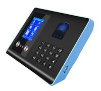 2.8inch Screen Check-in Device Face Biometric Fingerprint Employee Attendance Machine Quick Recognition UK Plug Time Clock Cards