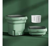 2.8L Mini Portable Washing Machine, Small Foldable Portable Washer with Drain Basket for Underwear,Socks, Towels, Bucket Washer for Apartment,Home Travel Self-Driving Tour,Camping, Apartment, Dorm