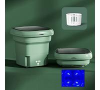 2.8L Mini Portable Washing Machine, Small Foldable Portable Washer with Drain Basket for Underwear,Socks, Towels, Bucket Washer for Apartment,Home Travel Self-Driving Tour,Camping, Apartment, Dorm