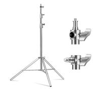2.8M Adjustable Heavy Duty Light Stand Tripod Stainless Steel Spring Damped