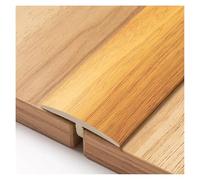 2.9/5.9/8.8 Ft PVC T Molding Floor Transition Strips Self Adhesive Floor Edge Trim Flat Divider Strip for Joining Flooring Gaps of Laminate Planks Tile(Red Oak,270cm/8.8ft)